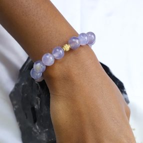 Blue agate bracelet
