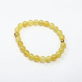 Yellow opal bracelet